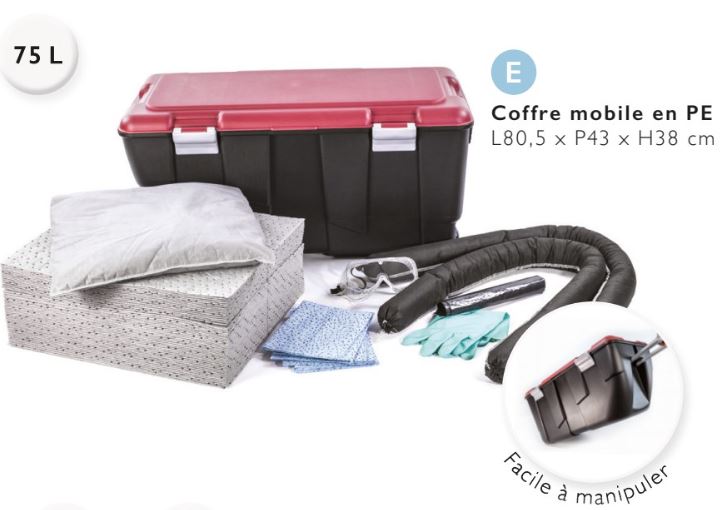 Spill kit 75L Universeel