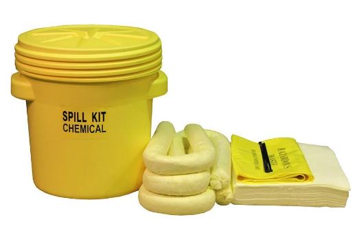 Spill kit 60L Chemicaliën overpack