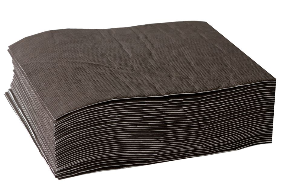 Oil only mats 80cm x 60cm - 20 stuks - bruin/wit